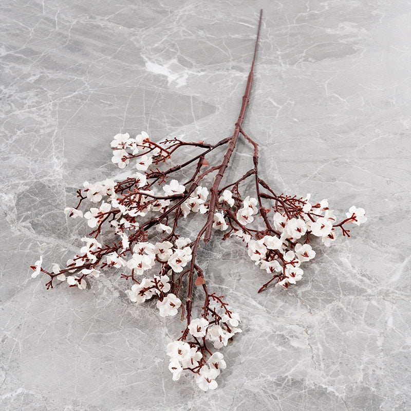 Gypsophila Artificial Flowers White Branch Babies Breath Fake Flowers Long Bouquet Home Wedding Decoration