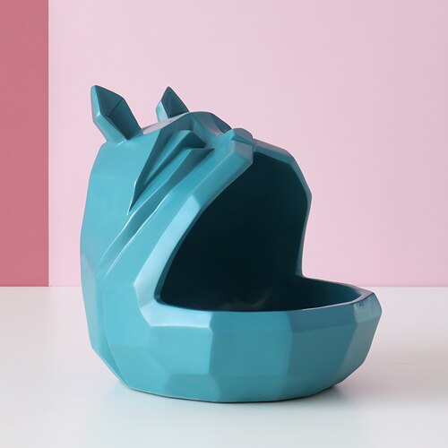 home storage box Dog cat modern figurine Candy Fruit key Desktop home decor storage container Home Office Storage box