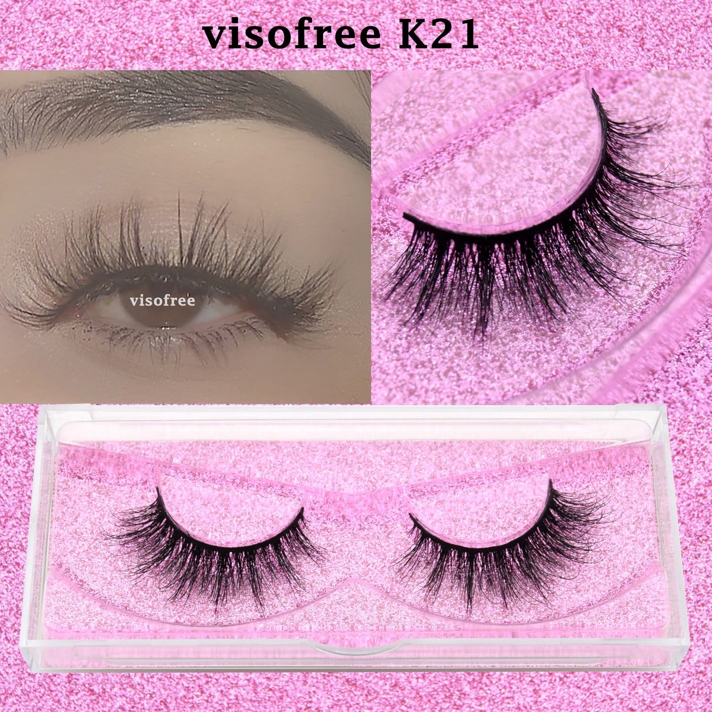 3D Mink Lashes natural handmade volume soft long eyelash extension
