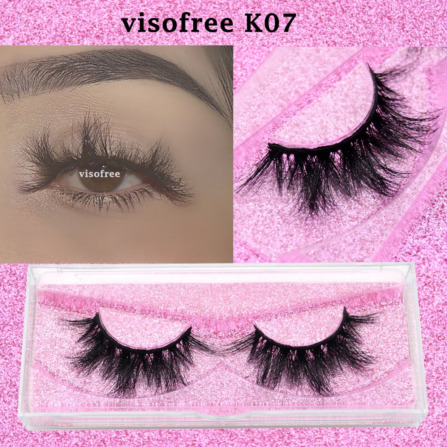 3D Mink Lashes natural handmade volume soft long eyelash extension