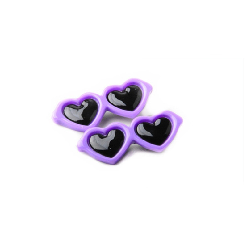 1 pc Pet Lovely Heart Sunglasses Hairpins Pet Dog Bows Hair Clips for Puppy Dogs Cat Yorkie Teddy Pet Hair Decor