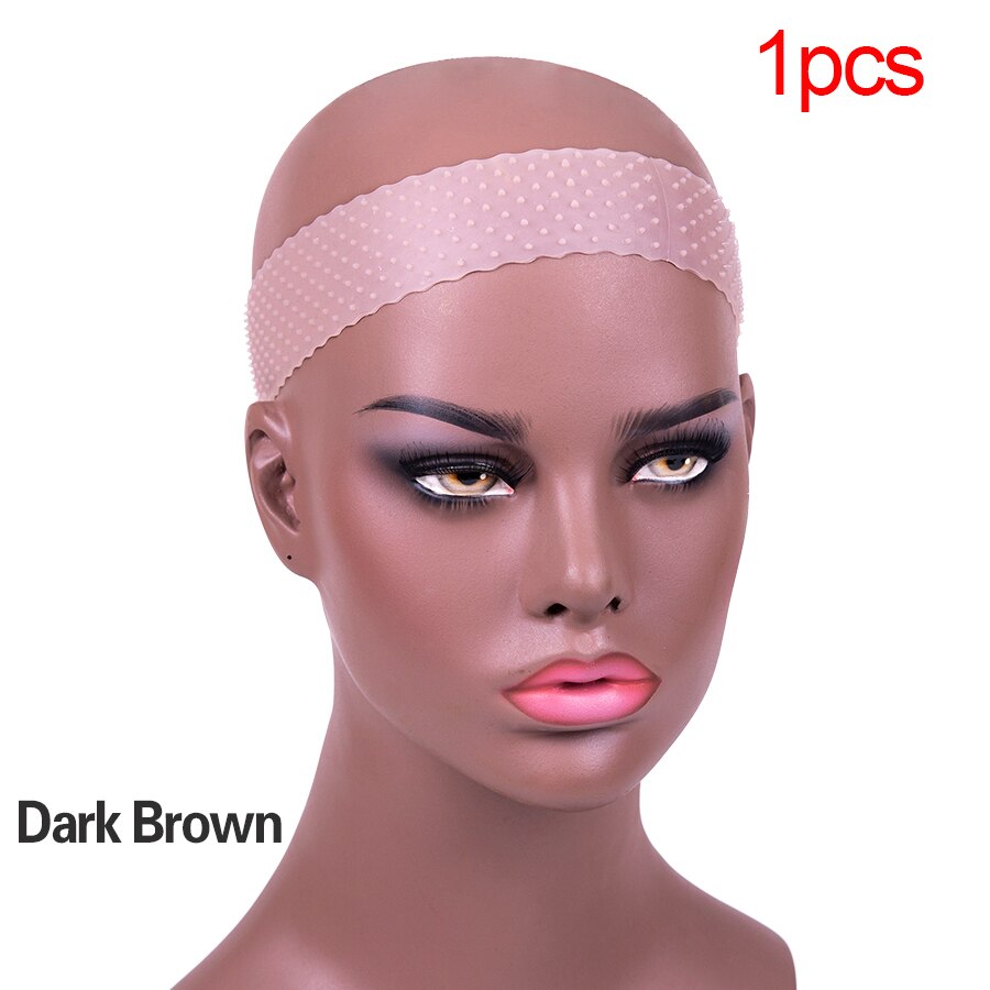 No-Slip Wig Grip Band Transparent Silicone Wig Band Hold Wig Headband Adjustable Women Hair Wig Band