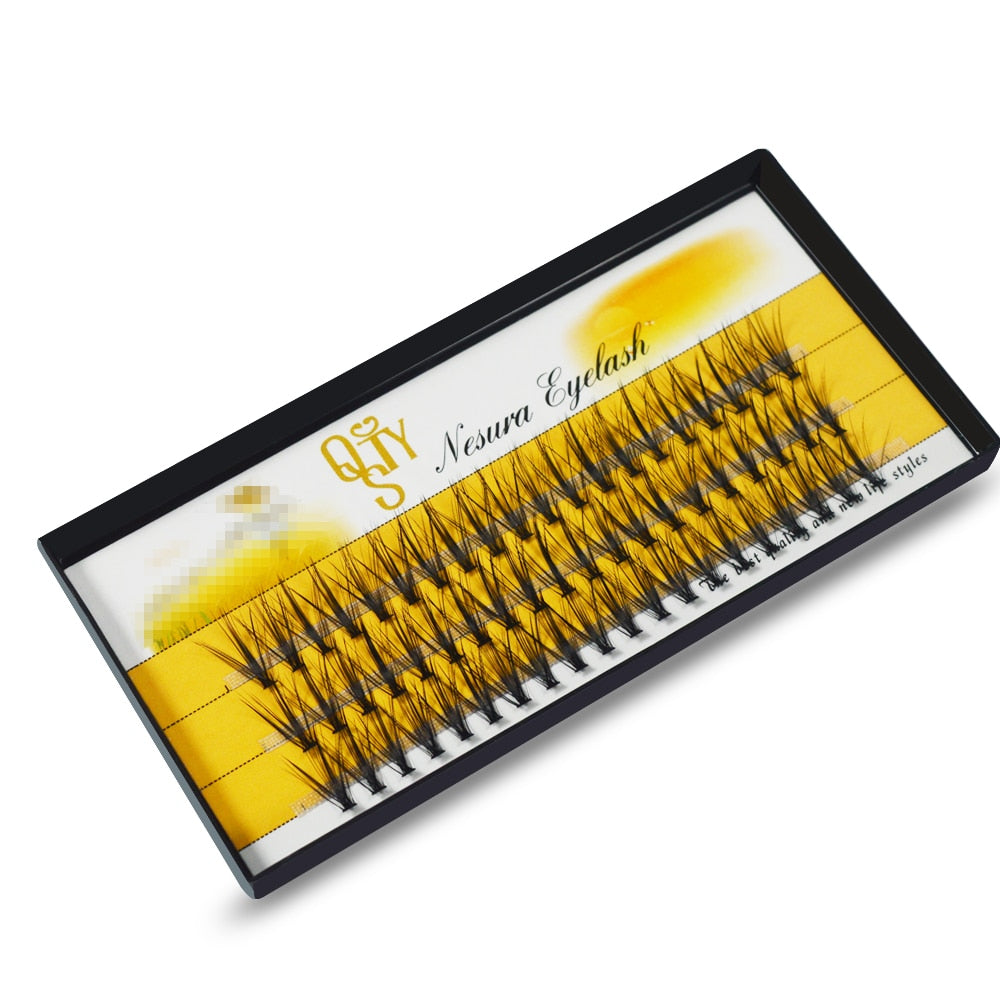 60 knots 20D Black 8/10/12mm MINK Eyelash Extension Artificial Fake False Eyelashes