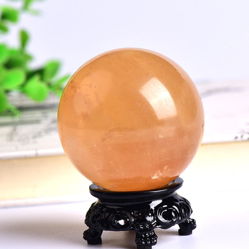 1PC Natural Dream Amethyst Ball Polished Globe Massaging Ball Reiki Healing Stone Home Decoration