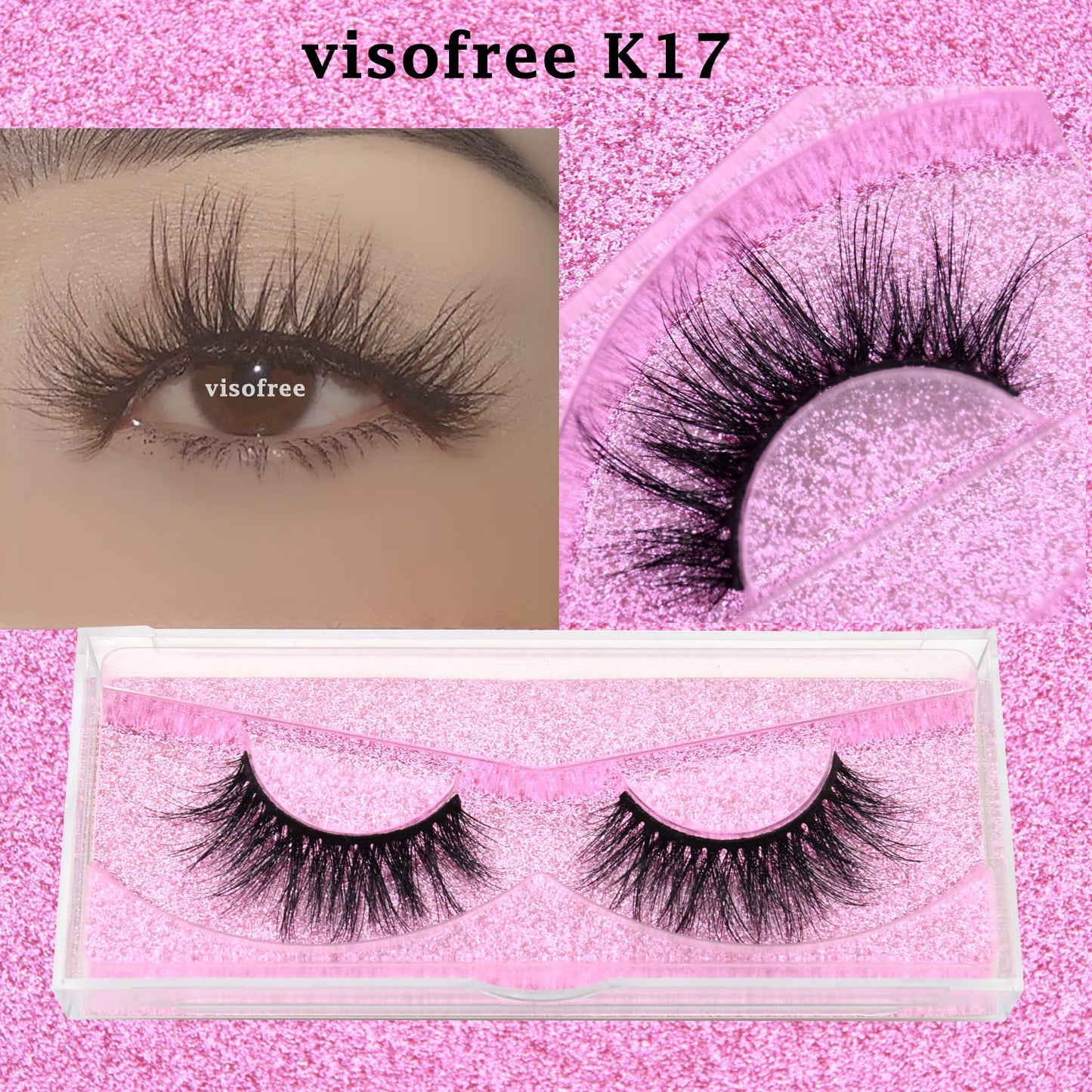 3D Mink Lashes natural handmade volume soft long eyelash extension