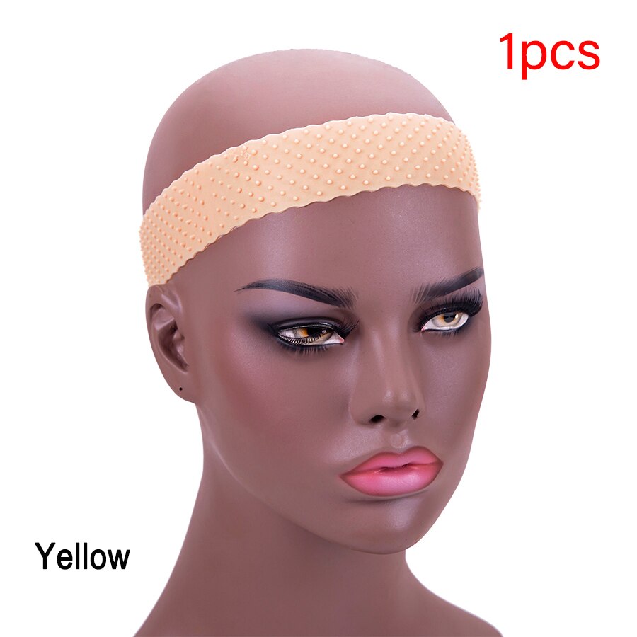 No-Slip Wig Grip Band Transparent Silicone Wig Band Hold Wig Headband Adjustable Women Hair Wig Band