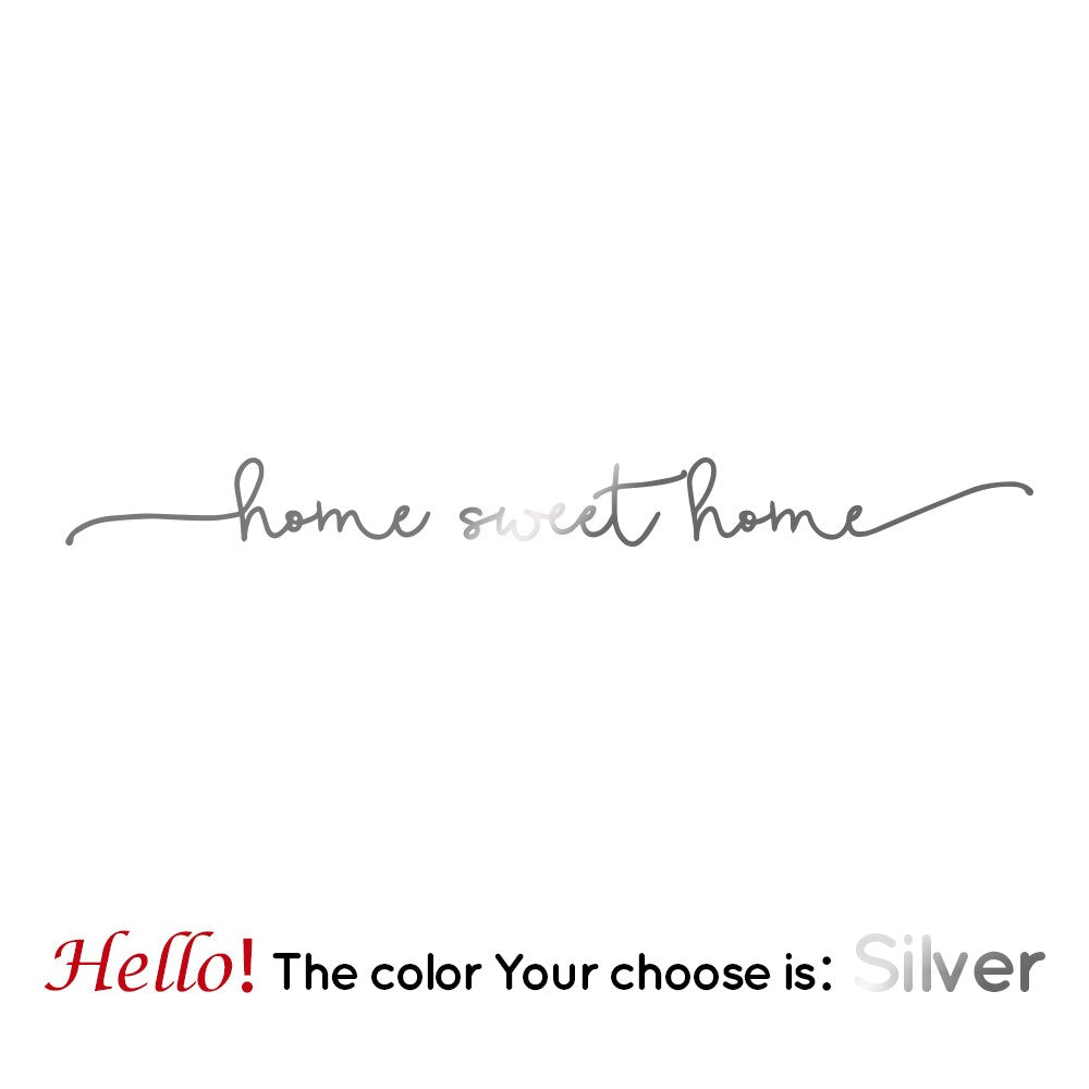 home sweet home Phrase Art Vinyl Wall Sticker For house decoration Wall Decals Bedroom Wall Decor Sticker Mural Wallpaper
