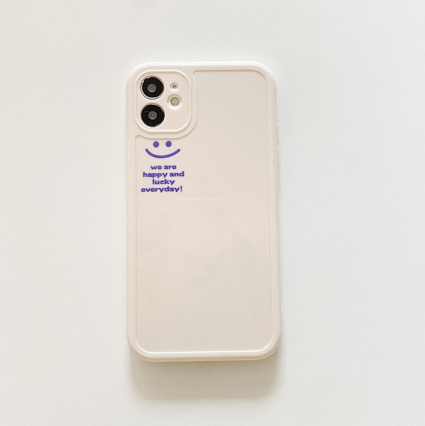 Lucky happy Smiley phone case for iphone 11 Pro Max 13 case New INS silicone soft for iphone XR X XS MAX XR cover