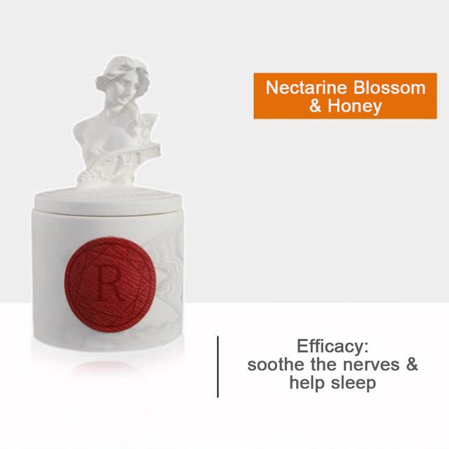 Scented Candle Household Decorative Unique Statue Scented Jar Candle Gift, 12.5 oz