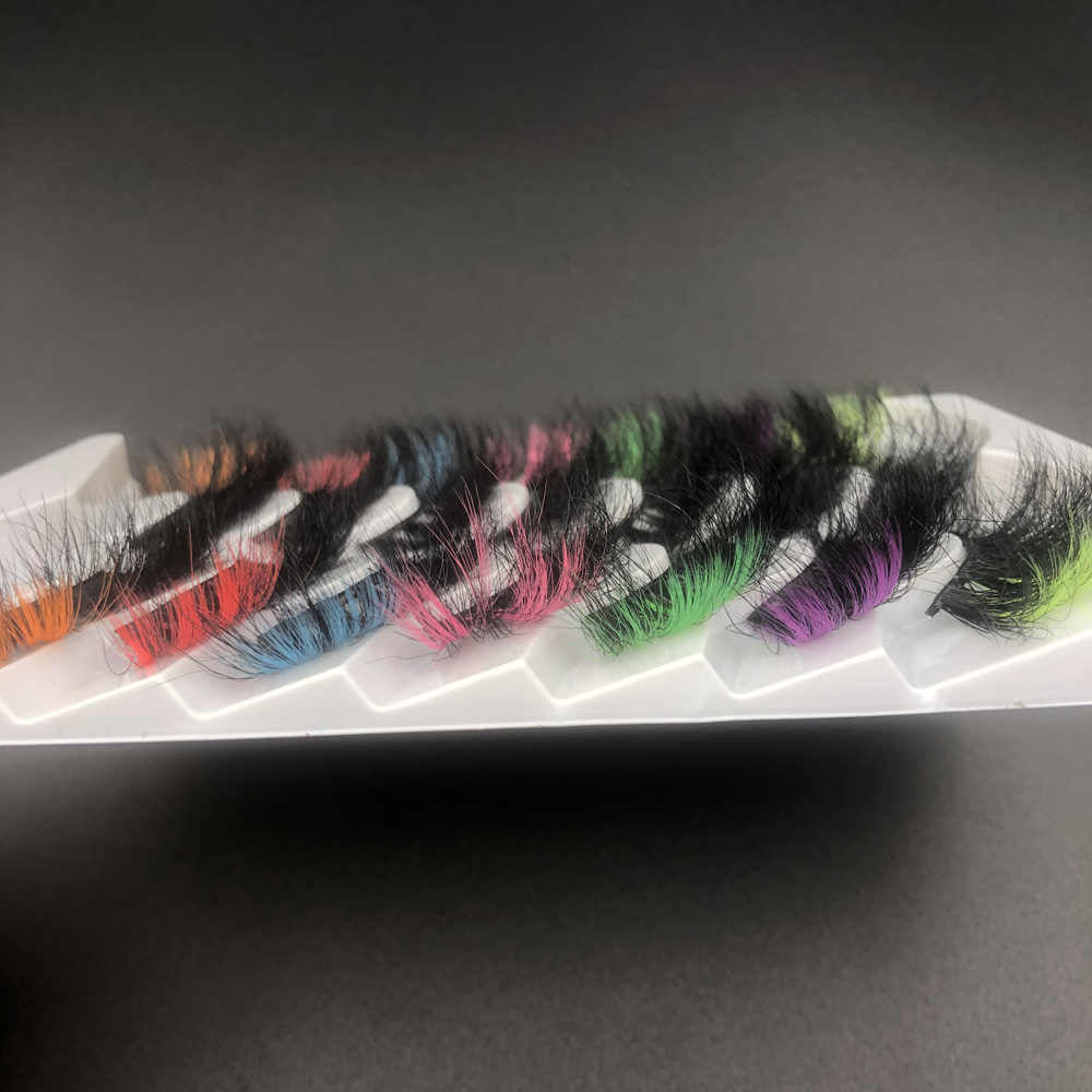 7 Pairs Colored Mink Lashes 25mm With Color On The Ends 2 Strips eyelashes