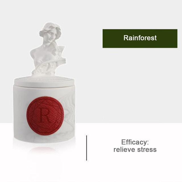 Scented Candle Household Decorative Unique Statue Scented Jar Candle Gift, 12.5 oz