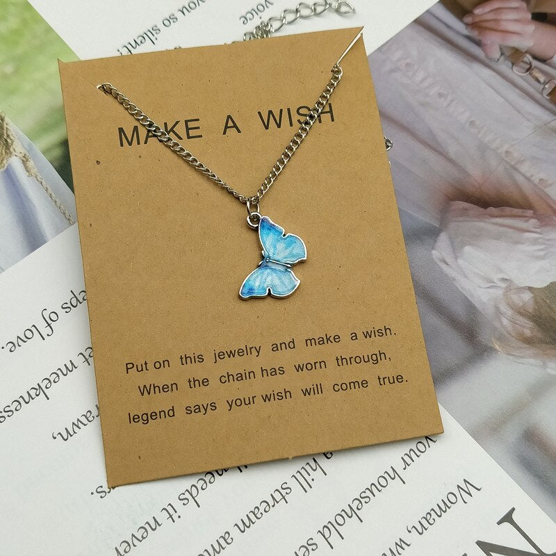 Cute Star Butterfly Choker Necklace For Women Gold Color Neck Statement Collar Chains Chocker Shining Choker Jewelry