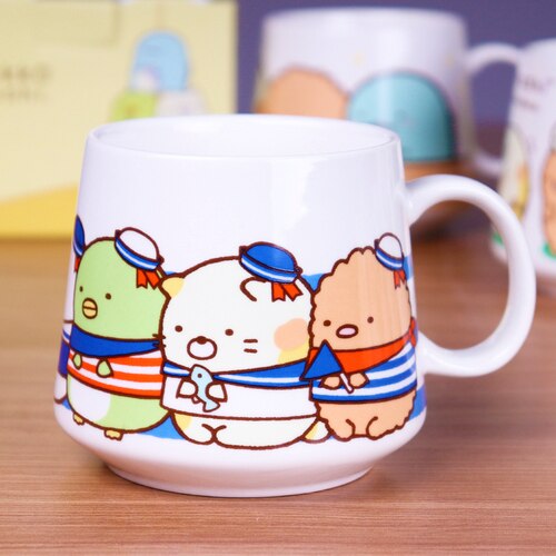 Anime Cartoon Sumikko Gurashi Corner Bio Cartoon Cute Ceramic Mug Drinking Milk Coffee Tea Water Breakfast Cup
