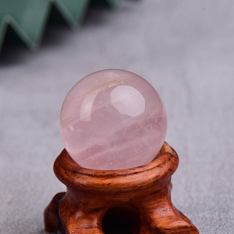 1PC Natural Dream Amethyst Ball Polished Globe Massaging Ball Reiki Healing Stone Home Decoration