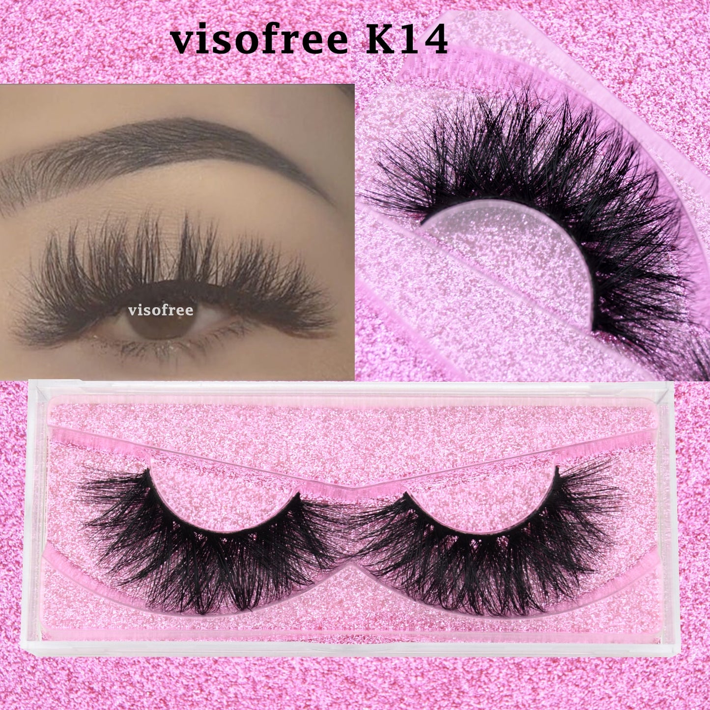 3D Mink Lashes natural handmade volume soft long eyelash extension