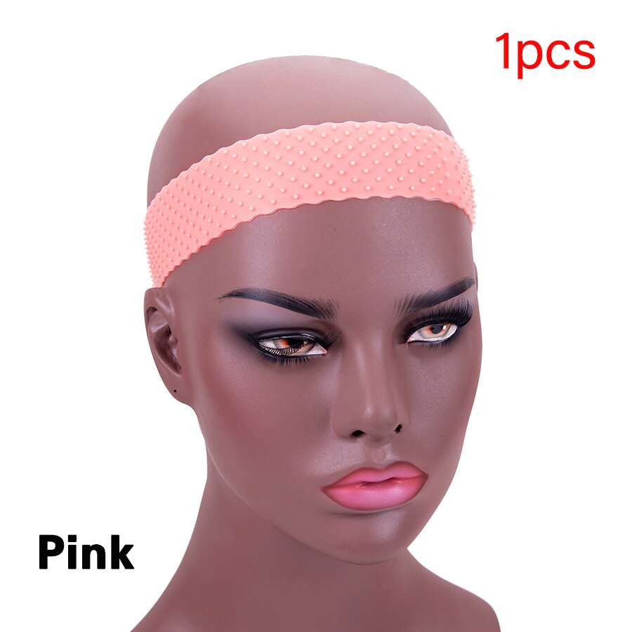 No-Slip Wig Grip Band Transparent Silicone Wig Band Hold Wig Headband Adjustable Women Hair Wig Band
