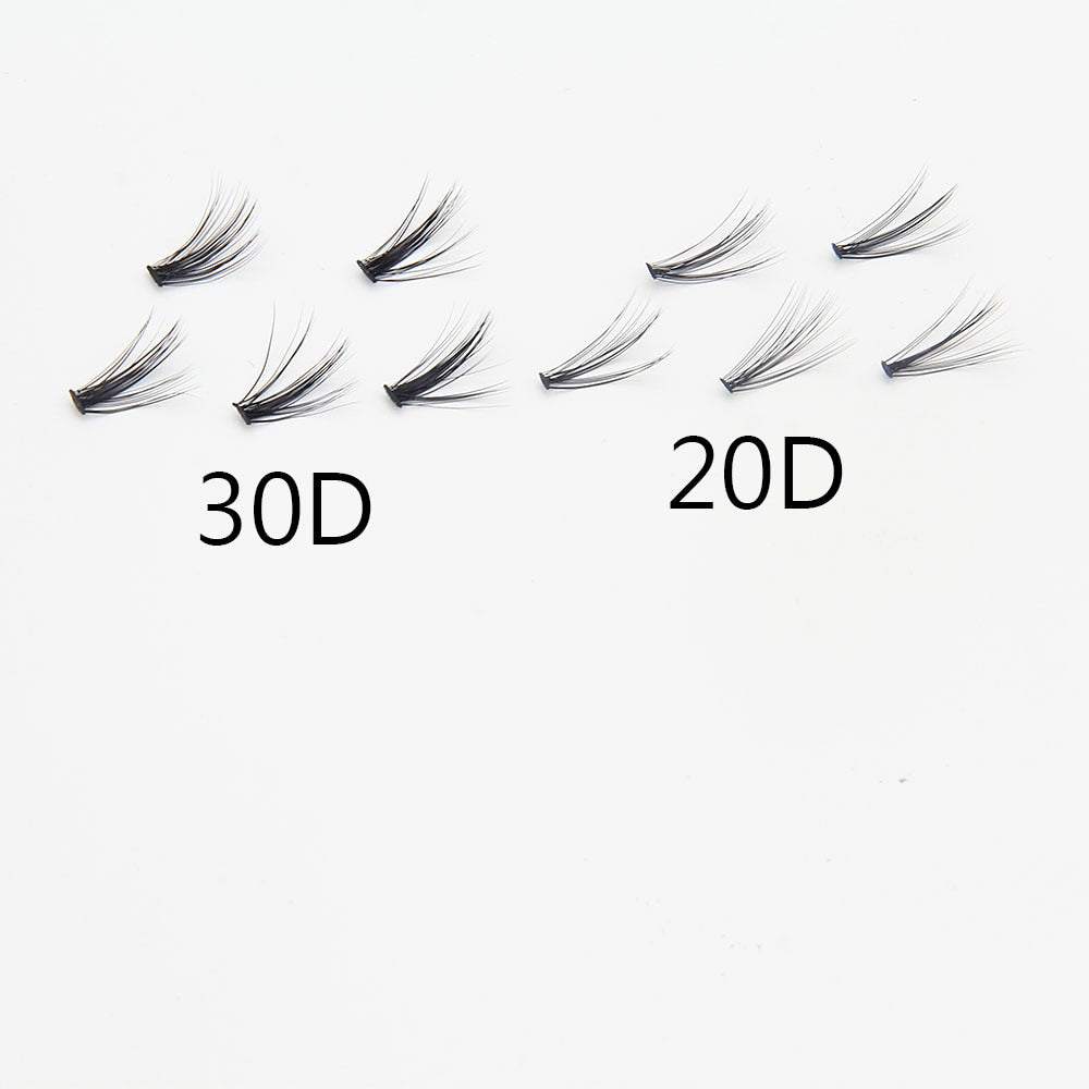 20D/30D Mink Super Cluster Eyelash Extension Natural 3D Volume Faux Individual Lashes