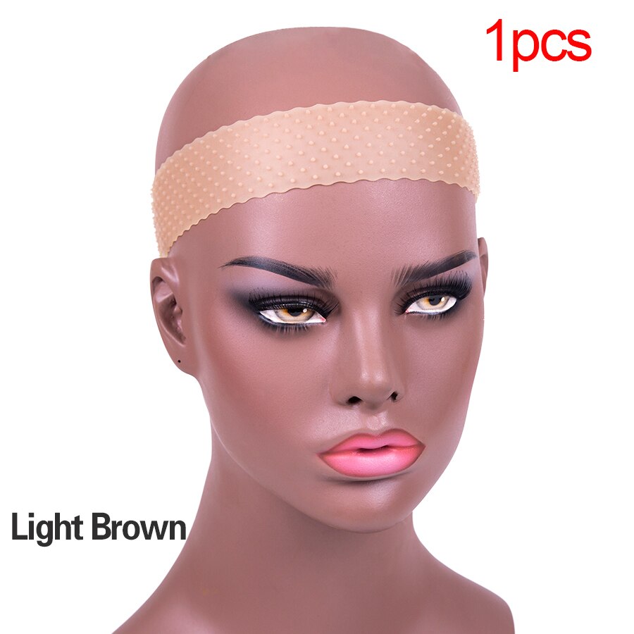 No-Slip Wig Grip Band Transparent Silicone Wig Band Hold Wig Headband Adjustable Women Hair Wig Band