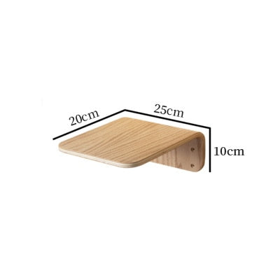 Pet cat climbing frame Wall mounted cat rack, warm luxury wooden space capsule