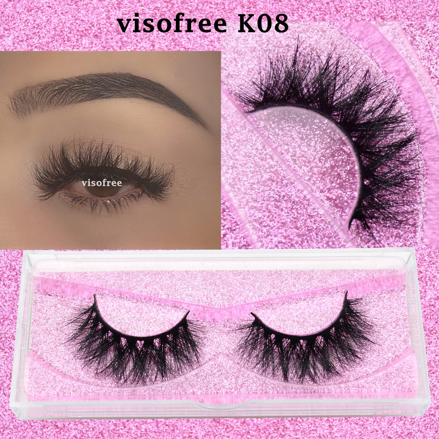 3D Mink Lashes natural handmade volume soft long eyelash extension
