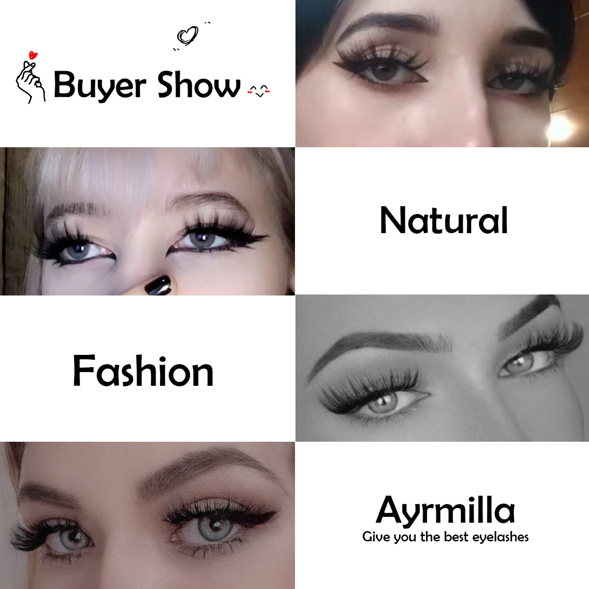 5/10 Pairs 3D Mink Natural Dramatic Faux Cils Fake Eyelash Extension