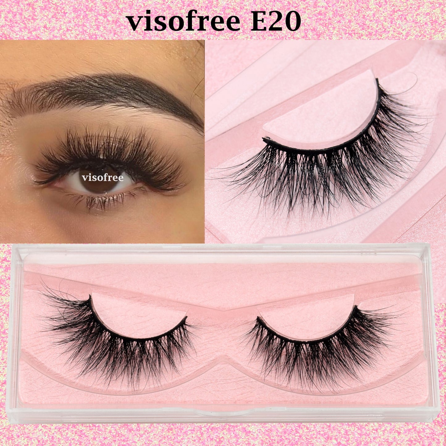 3D Mink Lashes natural handmade volume soft long eyelash extension