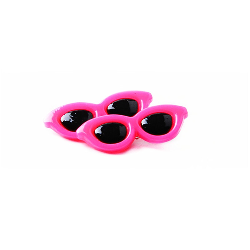 1 pc Pet Lovely Heart Sunglasses Hairpins Pet Dog Bows Hair Clips for Puppy Dogs Cat Yorkie Teddy Pet Hair Decor
