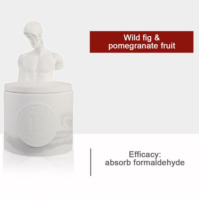 Scented Candle Household Decorative Unique Statue Scented Jar Candle Gift, 12.5 oz