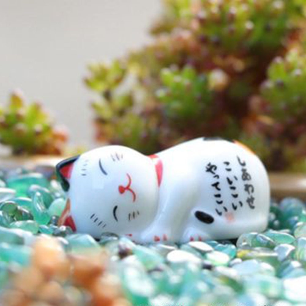 Lucky Cat Chopsticks Holder Japanese Ceramic Chopsticks Care Ceramic Lucky Cat Home Cute