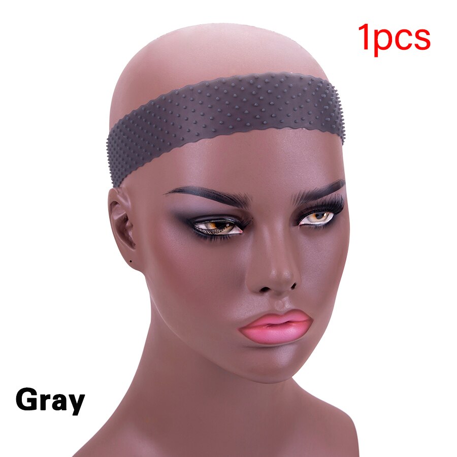 No-Slip Wig Grip Band Transparent Silicone Wig Band Hold Wig Headband Adjustable Women Hair Wig Band