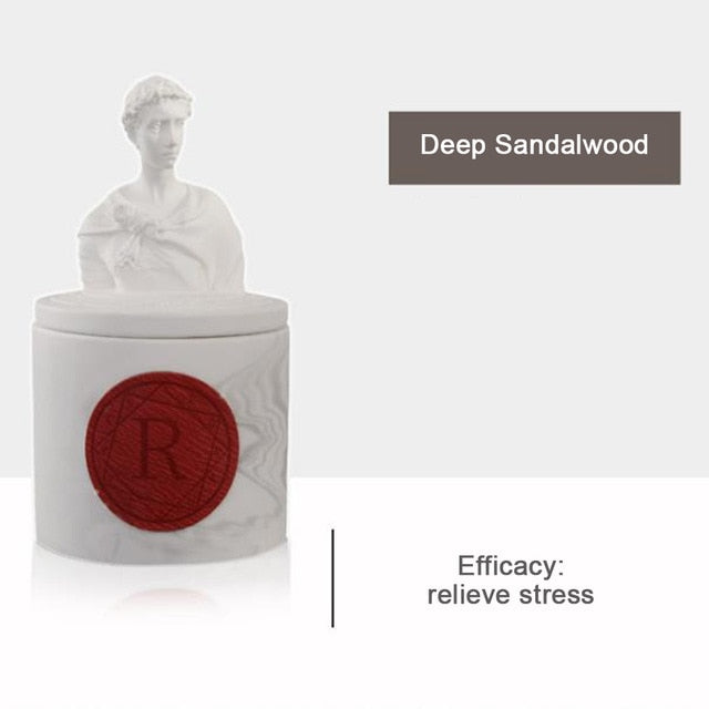 Scented Candle Household Decorative Unique Statue Scented Jar Candle Gift, 12.5 oz