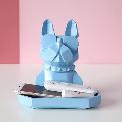 home storage box Dog cat modern figurine Candy Fruit key Desktop home decor storage container Home Office Storage box