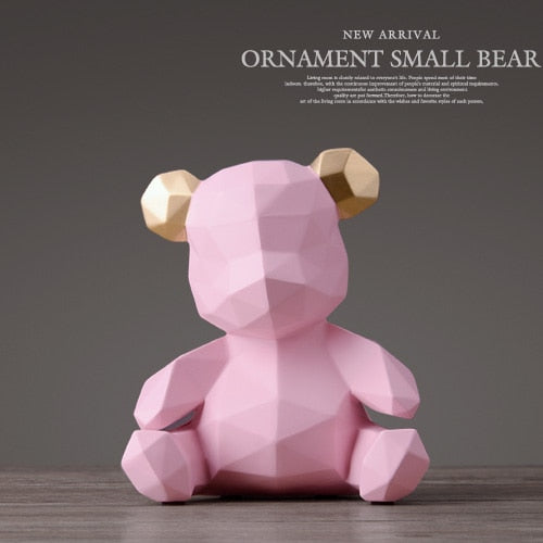 home decor sculpture bear Figurine bear home office garden children gift animal statue