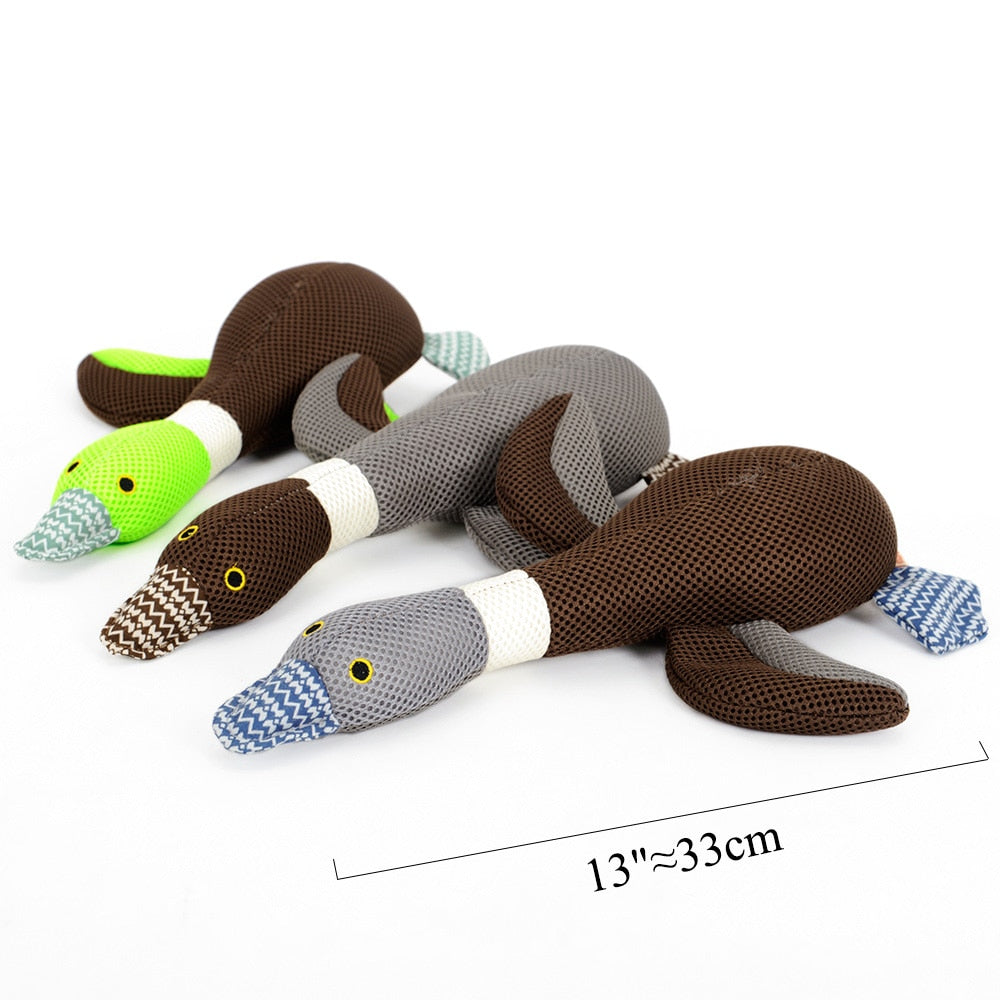 Pet Dog Sound Toys Solid Resistance To Bite Playable Blue Gray Brown Funny Pet Toy