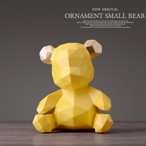 home decor sculpture bear Figurine bear home office garden children gift animal statue