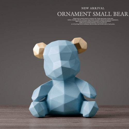 home decor sculpture bear Figurine bear home office garden children gift animal statue