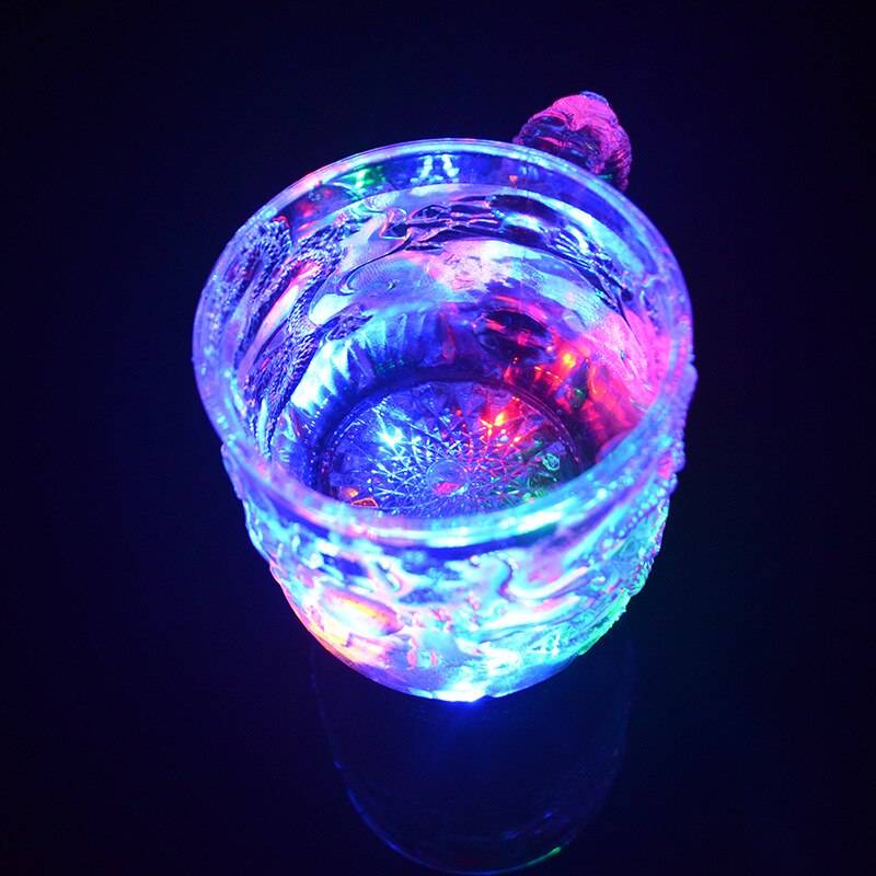 Dragon Luminescence Plastic Cup Changing Color Magic Mug For Water Wine Beer Supplies Unique Bar Kitchen Drinking Tumbler