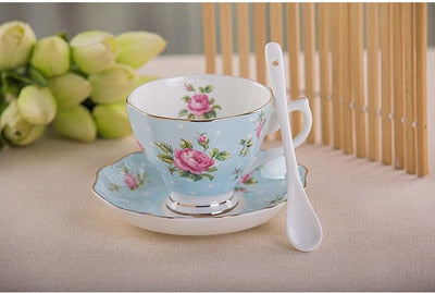 180ML fine bone coffee cup and saucer and spoon, funny fashion design, zakka tazas cafe espresso cup, european coffee mug