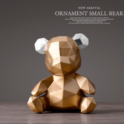 home decor sculpture bear Figurine bear home office garden children gift animal statue