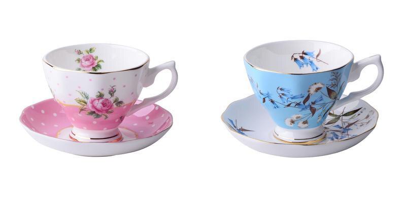 180ML fine bone coffee cup and saucer and spoon, funny fashion design, zakka tazas cafe espresso cup, european coffee mug