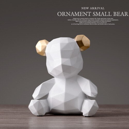home decor sculpture bear Figurine bear home office garden children gift animal statue