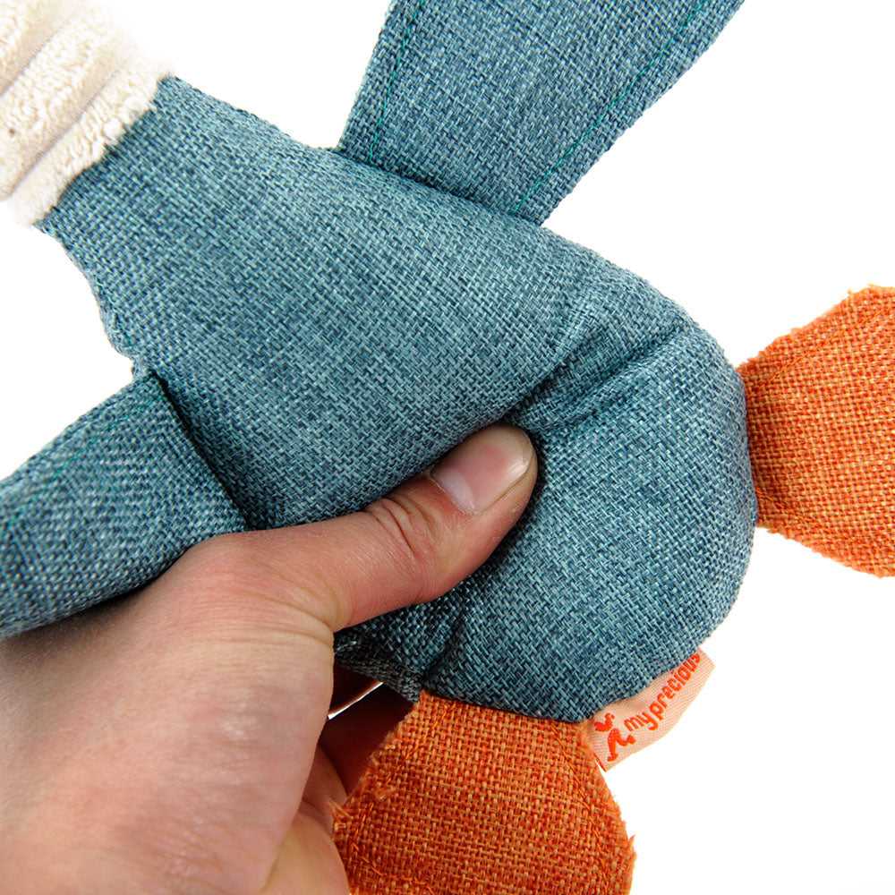 Pet Dog Sound Toys Solid Resistance To Bite Playable Blue Gray Brown Funny Pet Toy