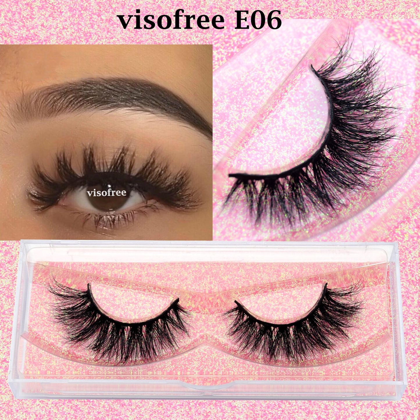 3D Mink Lashes natural handmade volume soft long eyelash extension