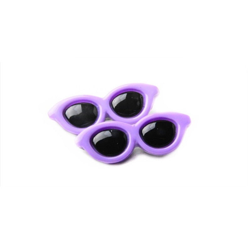 1 pc Pet Lovely Heart Sunglasses Hairpins Pet Dog Bows Hair Clips for Puppy Dogs Cat Yorkie Teddy Pet Hair Decor