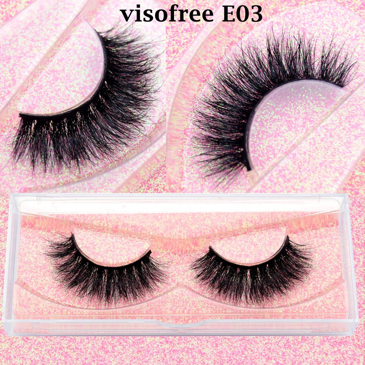 3D Mink Lashes natural handmade volume soft long eyelash extension