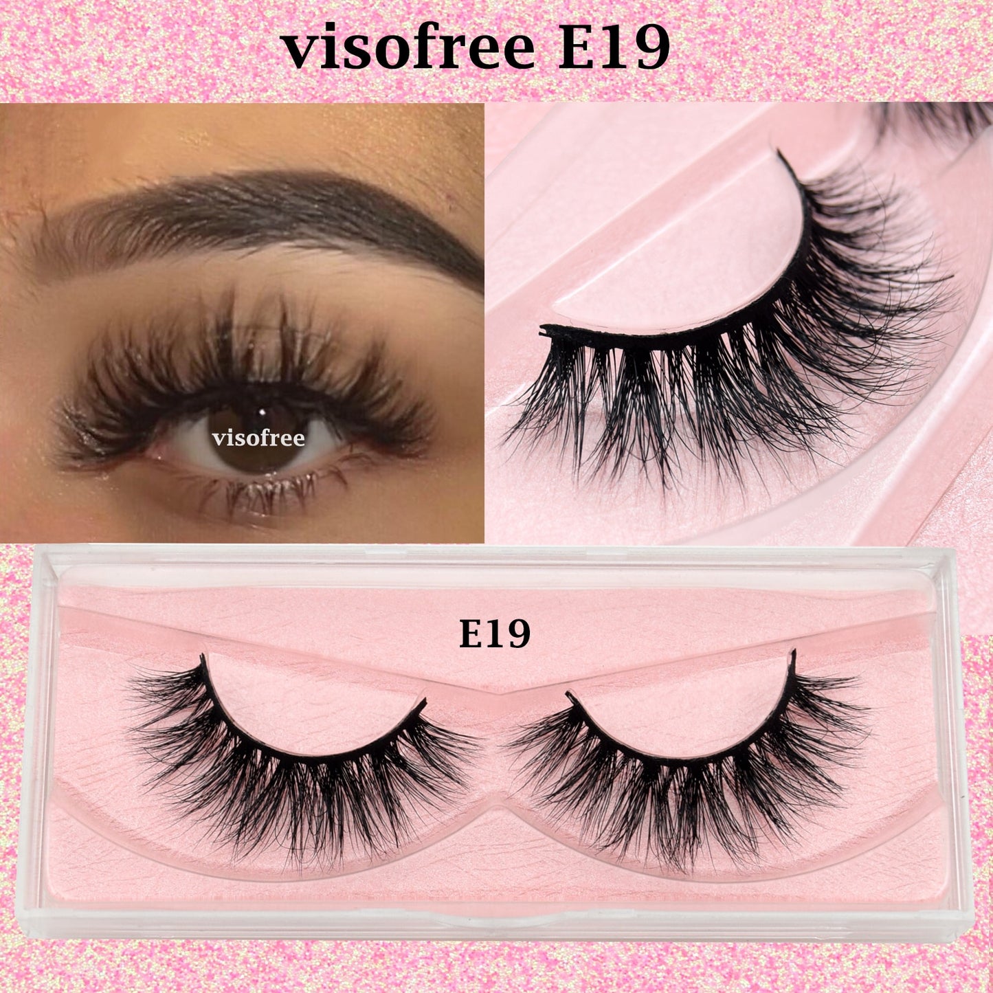3D Mink Lashes natural handmade volume soft long eyelash extension