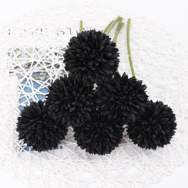 29cm Dandelion Artificial Flowers Bouquet Silk Fake Flowers For Home Decor Garden Widding Decoration DIY Vase Accessories Plants