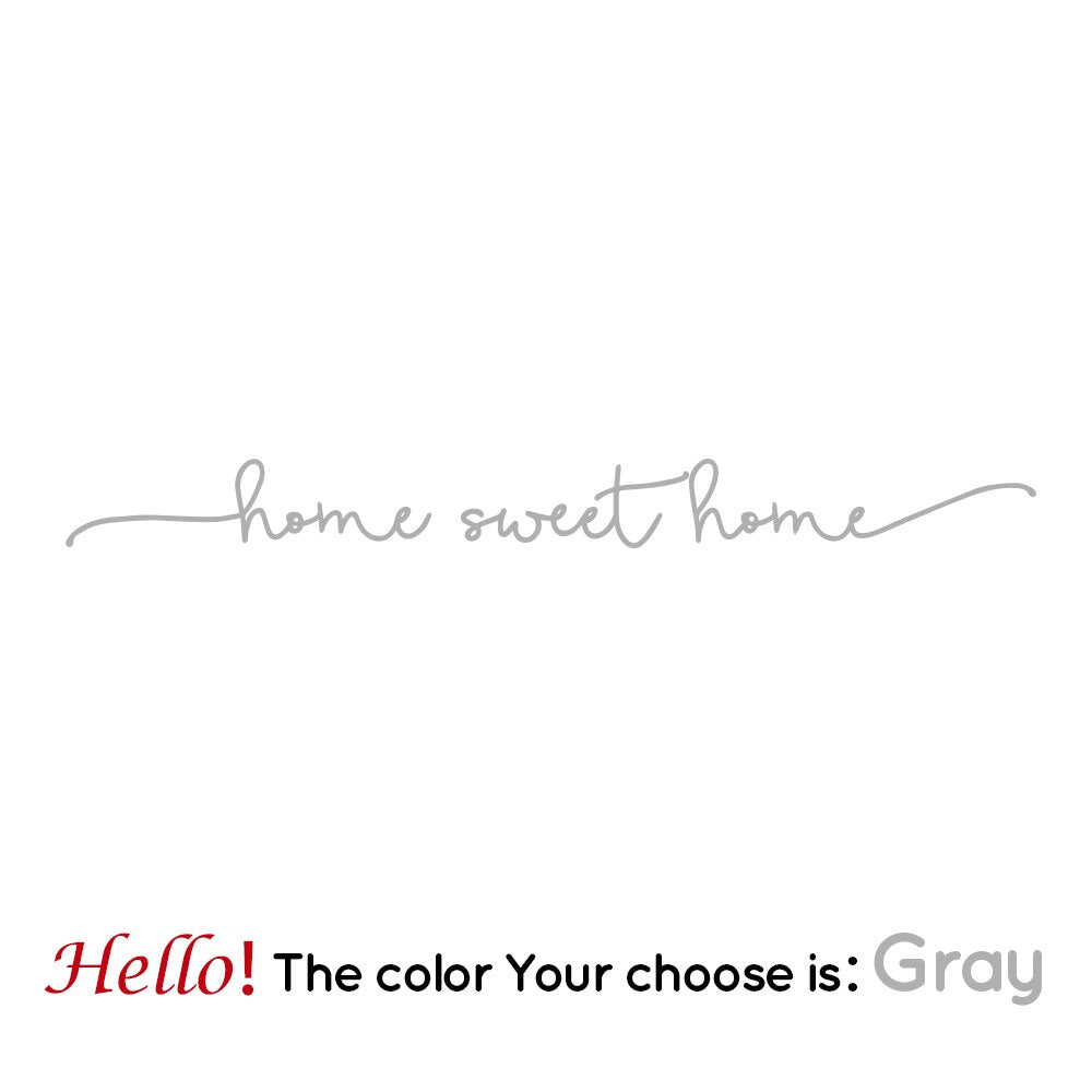home sweet home Phrase Art Vinyl Wall Sticker For house decoration Wall Decals Bedroom Wall Decor Sticker Mural Wallpaper