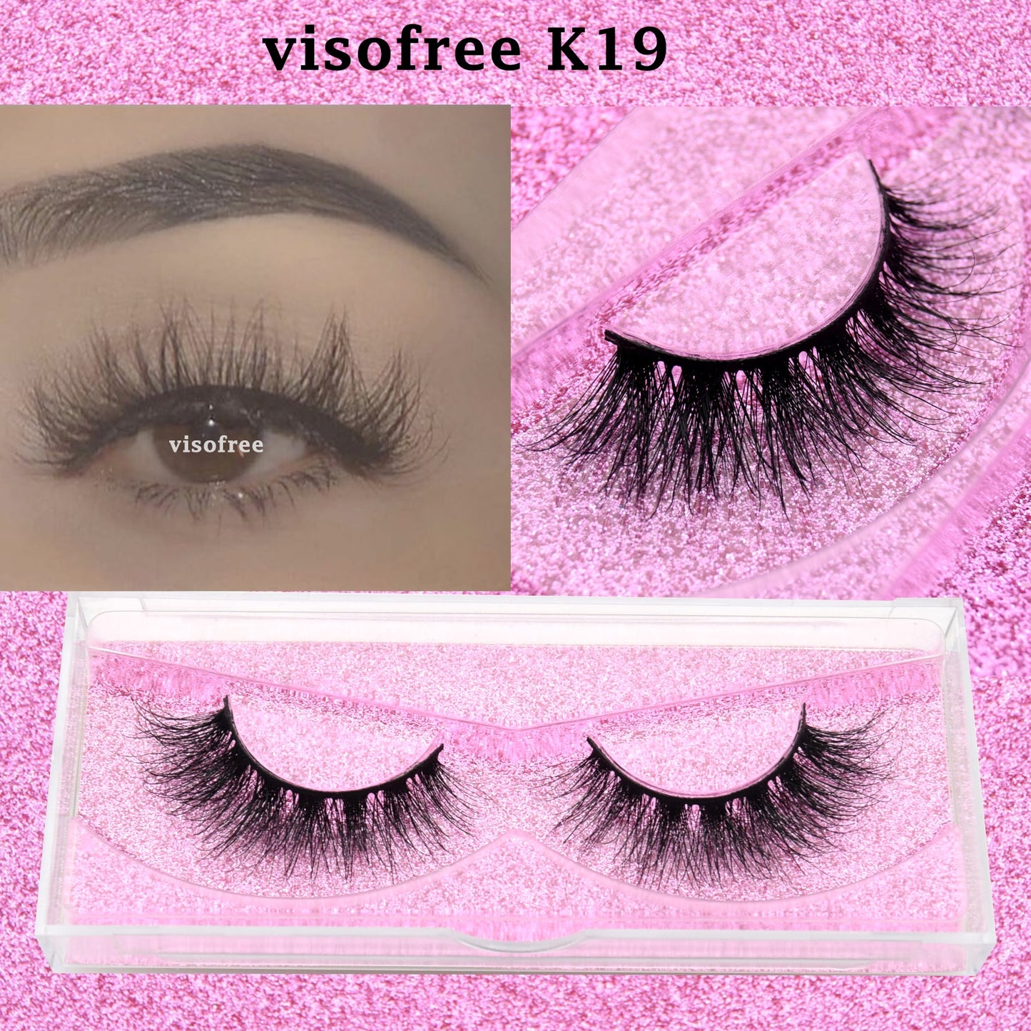 3D Mink Lashes natural handmade volume soft long eyelash extension