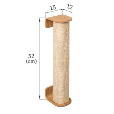 Pet cat climbing frame Wall mounted cat rack, warm luxury wooden space capsule
